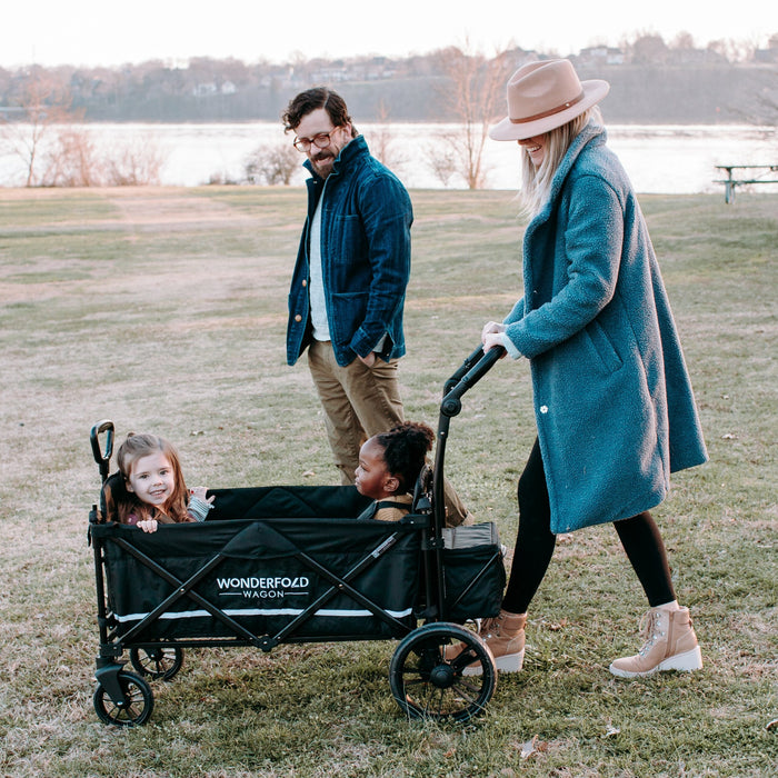 WonderFold X2M Push + Pull Double Stroller Wagon