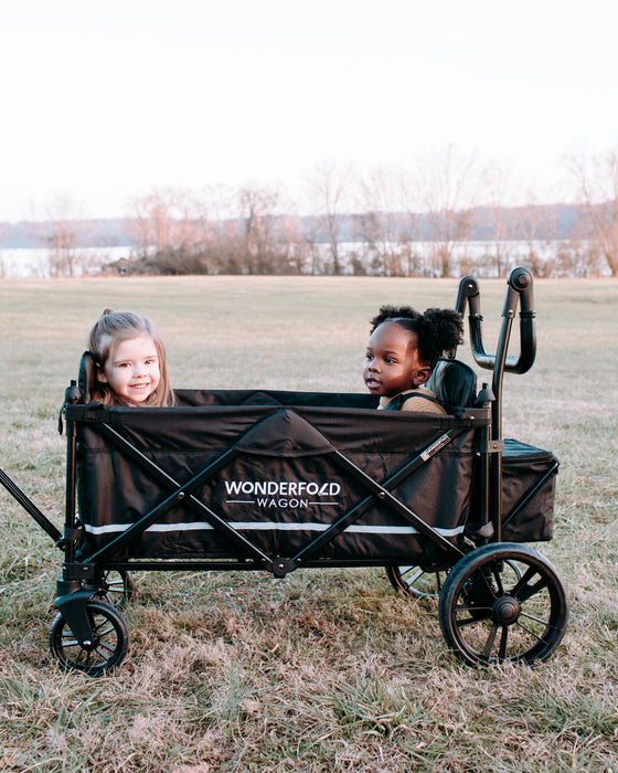 WonderFold X2M Push + Pull Double Stroller Wagon