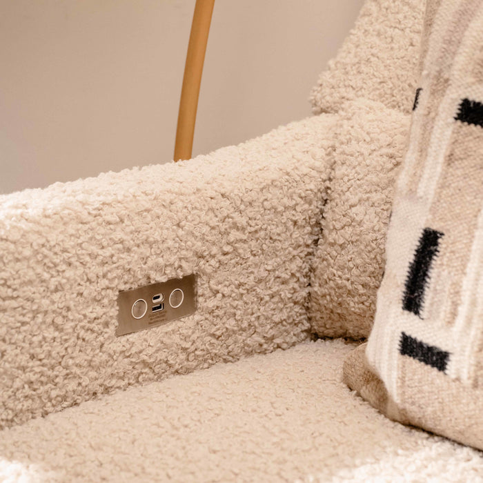 Babyletto Kiwi Electronic Recliner and Swivel Glider with USB port