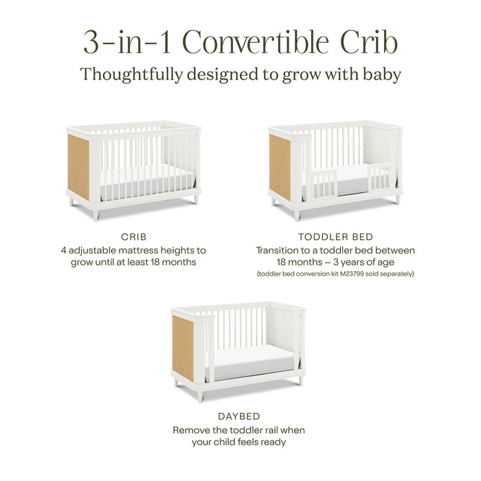 Namesake Marin with Cane 3-in-1 Convertible Crib